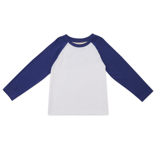 Baseball Tee - Navy - Tops & Tees - ELLIE