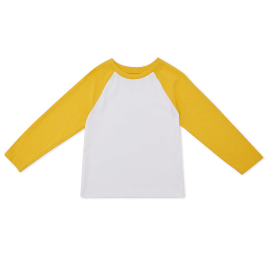 Baseball Tee - Ochre - Tops & Tees - ELLIE