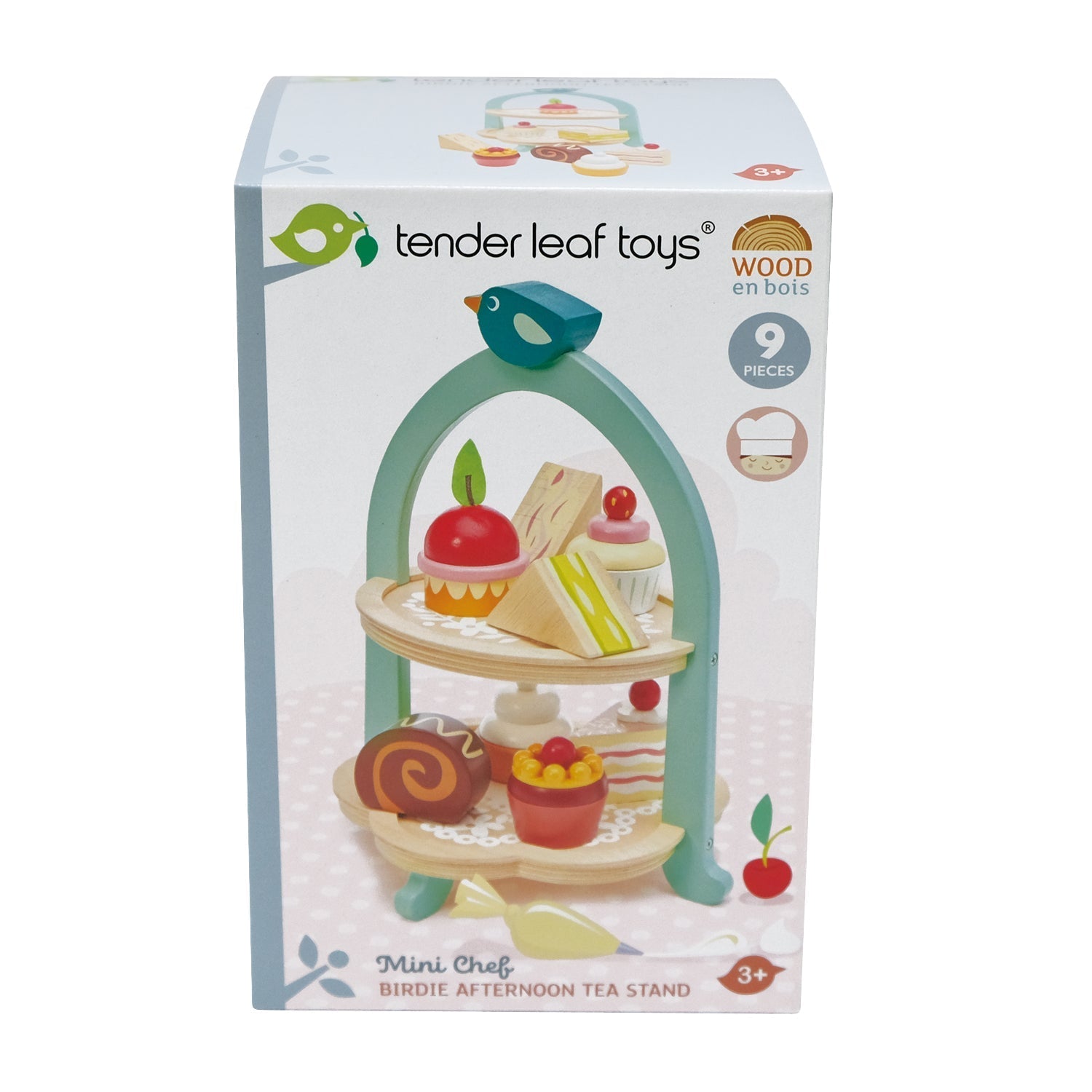 Birdie Afternoon Tea Stand - Wooden pretend play - ELLIE