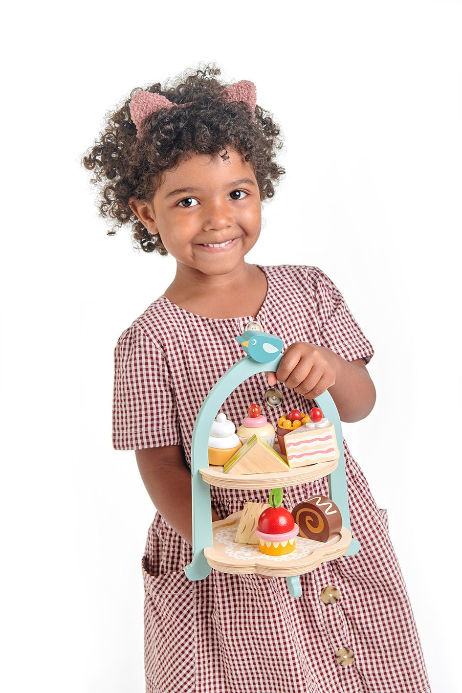 Birdie Afternoon Tea Stand - Wooden pretend play - ELLIE