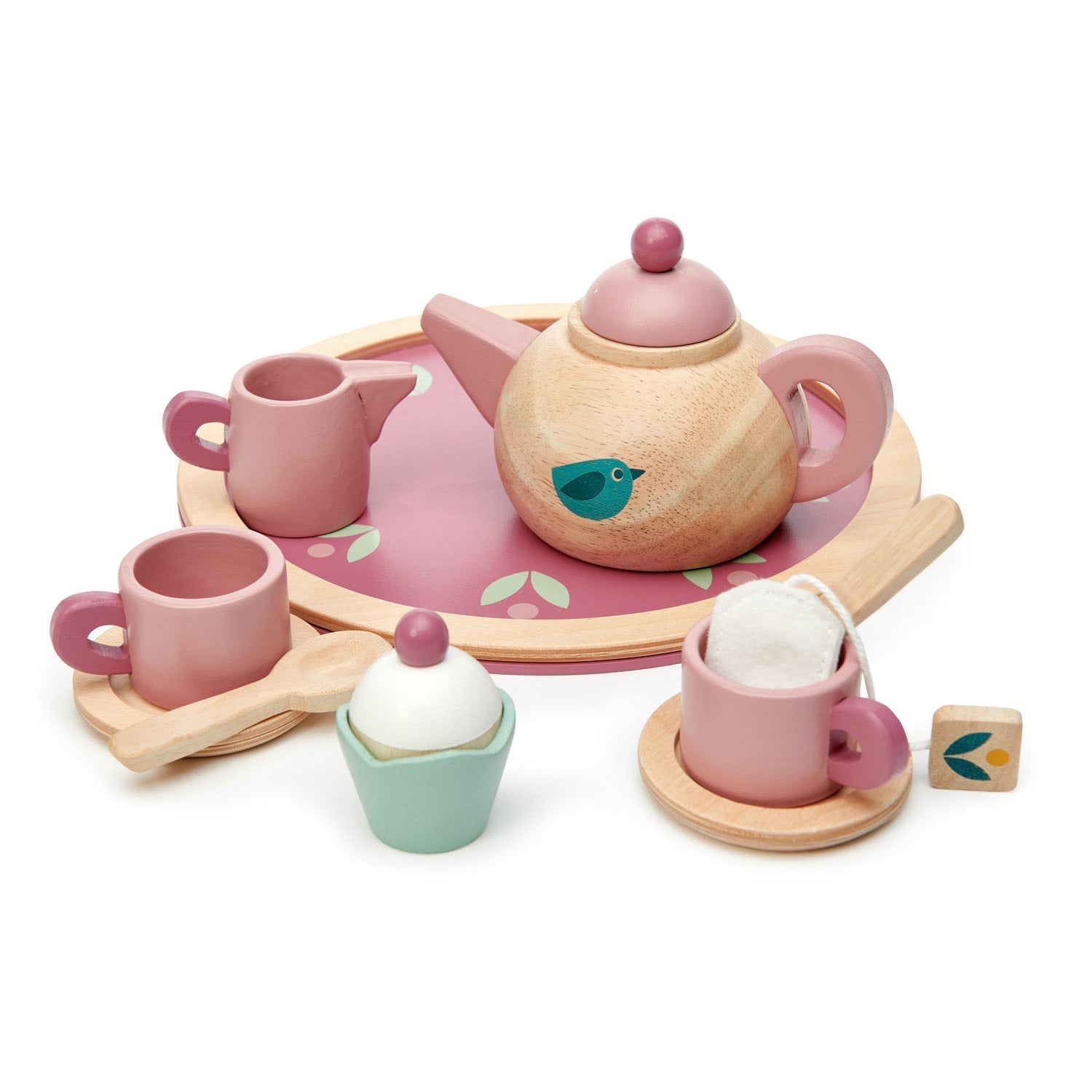 Birdie Tea Set - Wooden pretend play - ELLIE