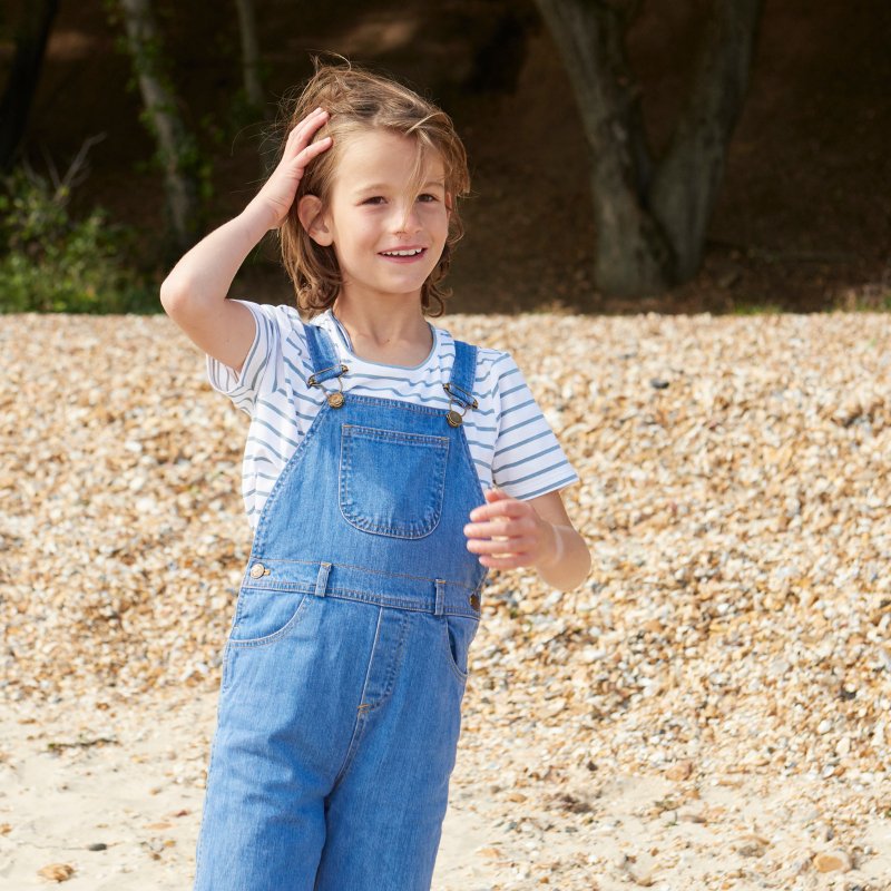 Blue Stripe Summer T-Shirt - Tops & Tees - ELLIE