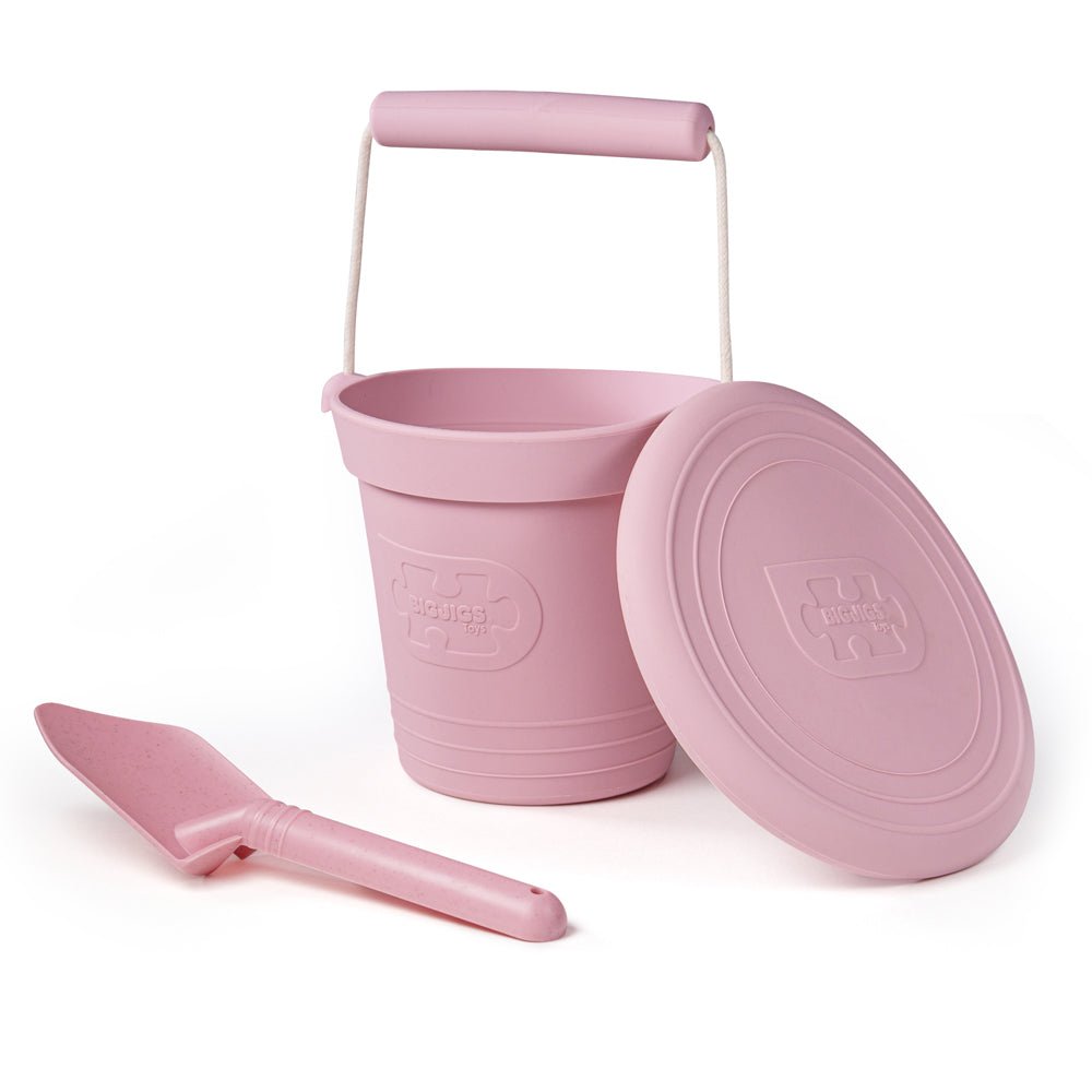 Blush Pink Silicone Bucket, Flyer and Spade Set - ELLIE