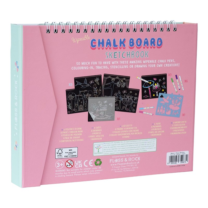 Chalk Board Sketchbook - Enchanted - Creative Art - ELLIE