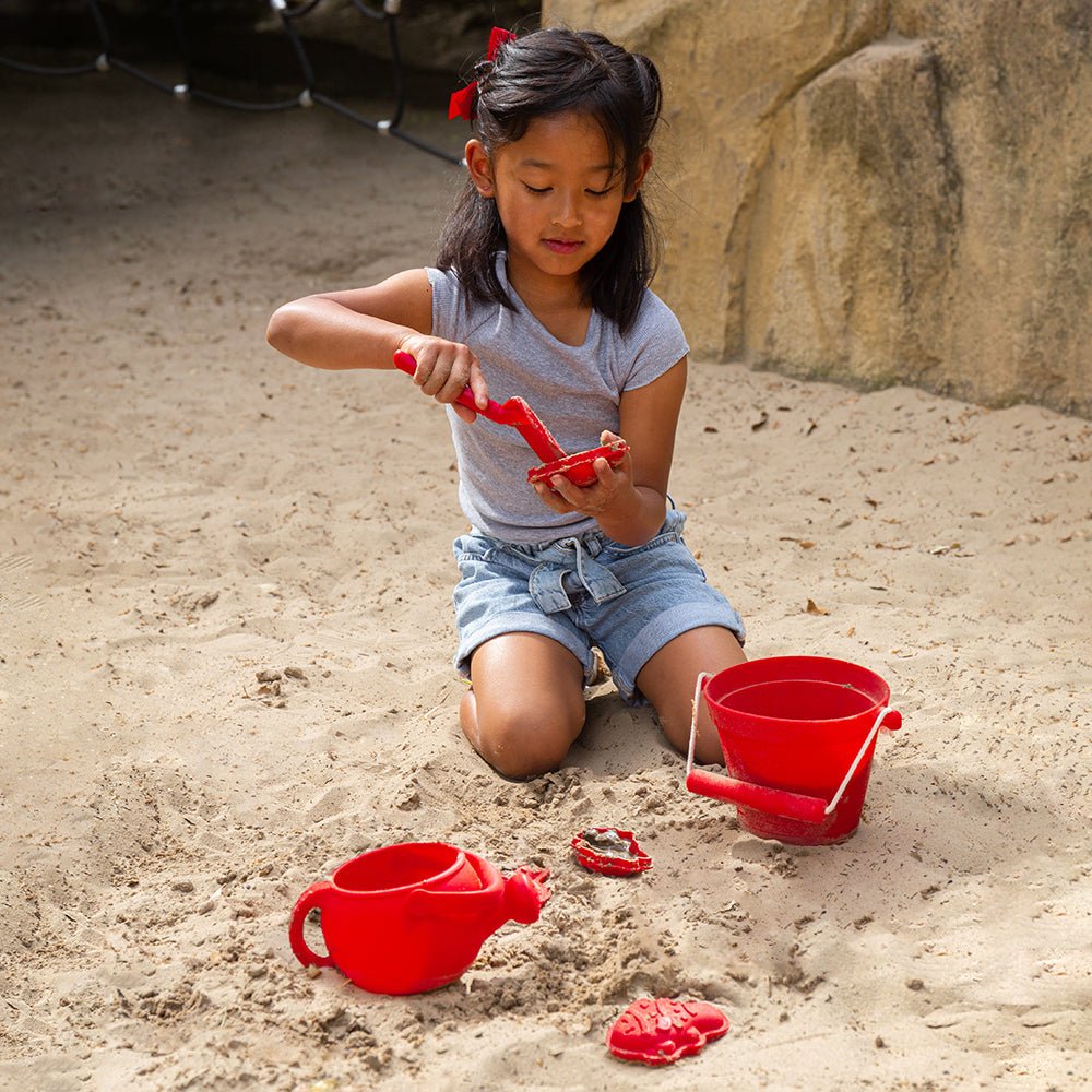 Cherry Red Silicone Beach Toys Bundle (5 Pieces) - ELLIE