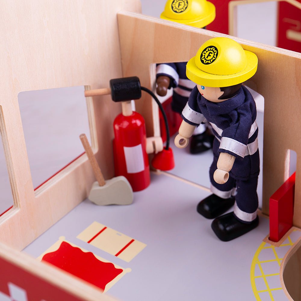 City Fire Station Toy Playset - ELLIE