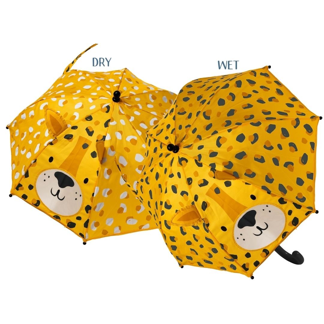 Colour Changing 3D Umbrella - Leopard - 3D Magic Umbrellas - ELLIE