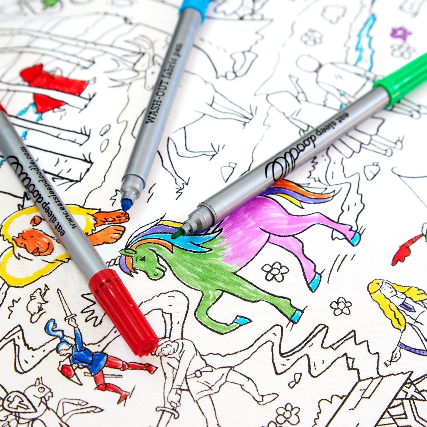 Colour Your Own Fairytale Pillowcase - Educational Colouring Gifts - ELLIE