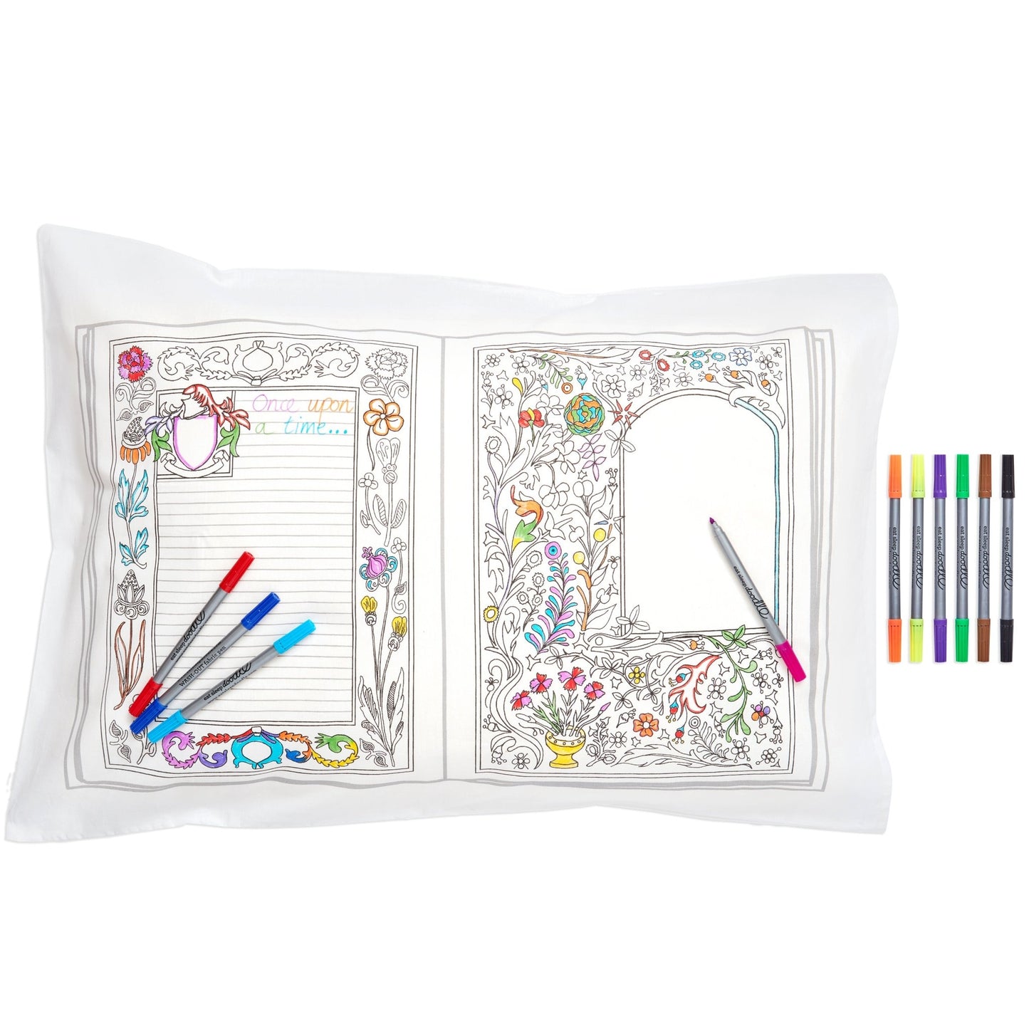 Colour Your Own Fairytale Pillowcase - Educational Colouring Gifts - ELLIE