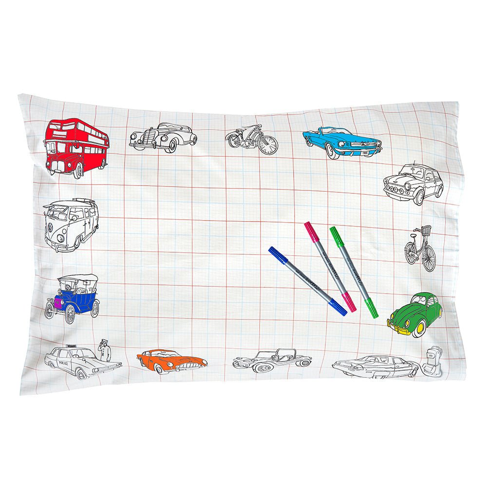 Colour Your Own Farm Pillowcase - Educational Colouring Gifts - ELLIE