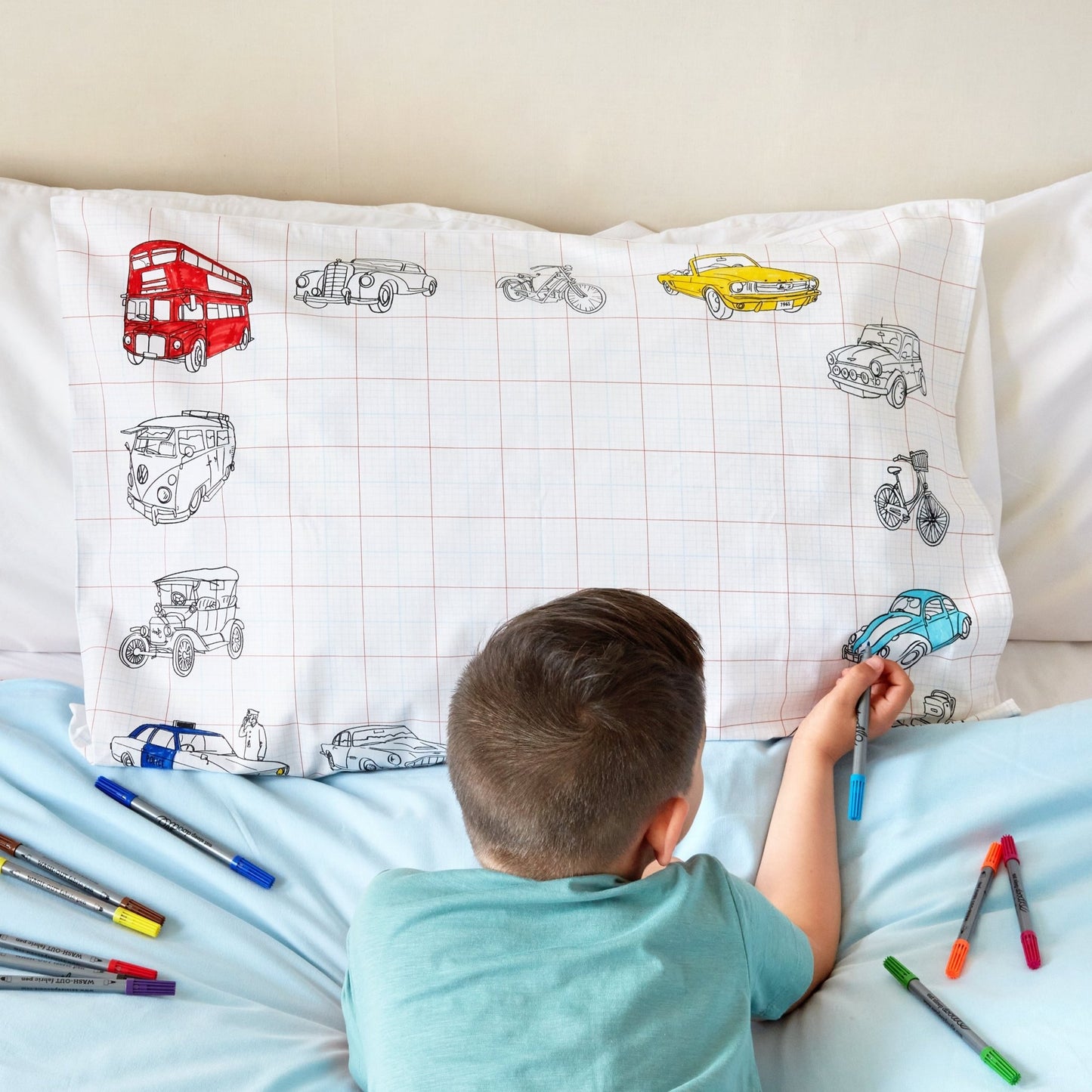 Colour Your Own Farm Pillowcase - Educational Colouring Gifts - ELLIE