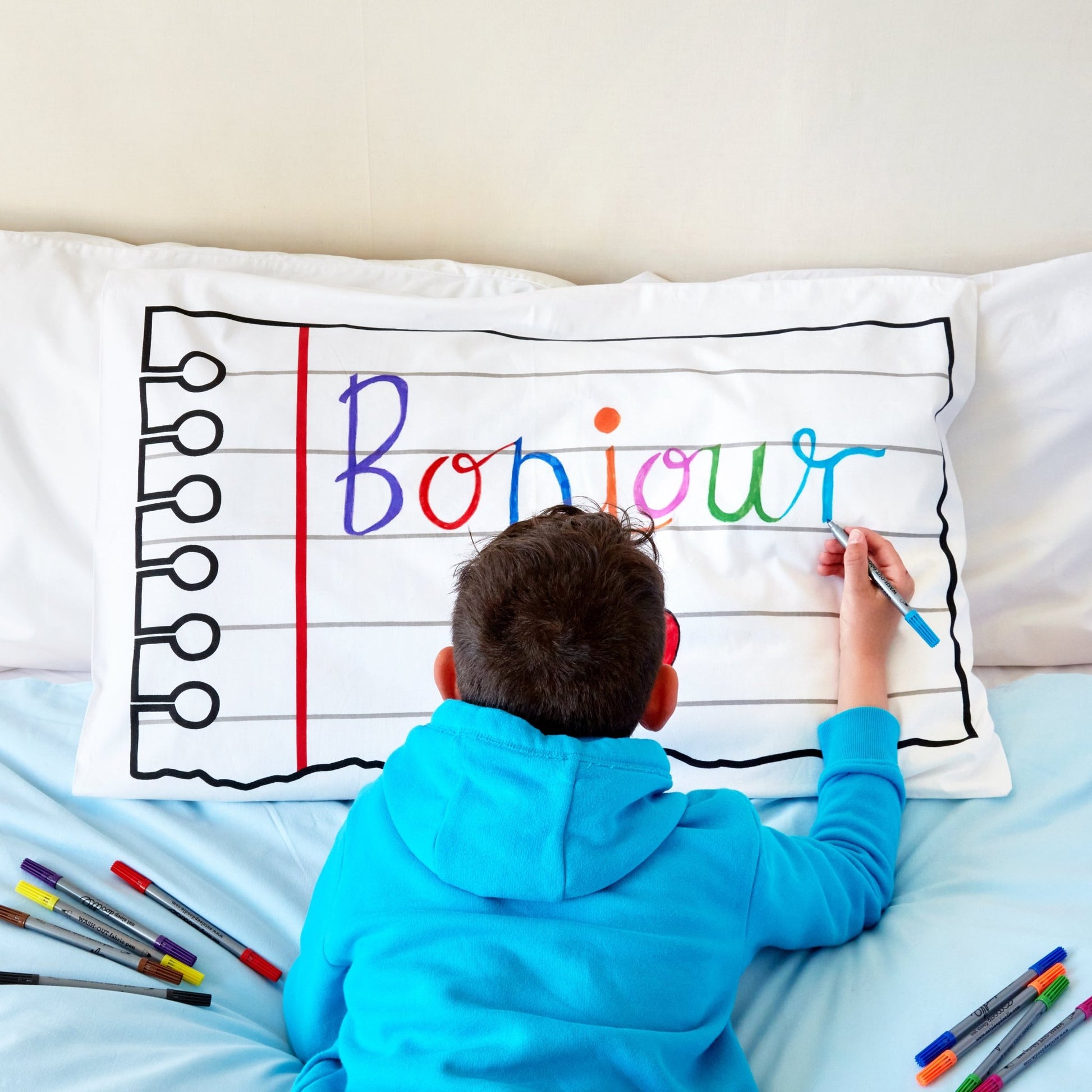 Doodle Notebook Pillowcase - Colour & Design - Educational Colouring Gifts - ELLIE