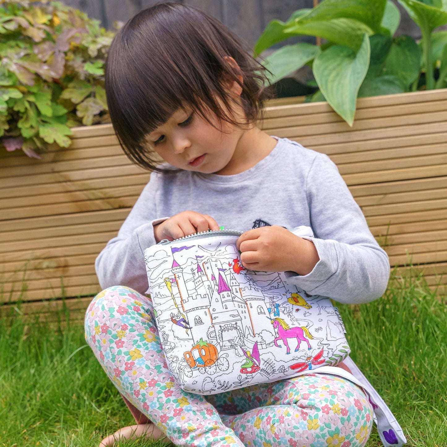 Fairytales & Legends Crossbody Bag - Colour in & Learn - Educational Colouring Gifts - ELLIE