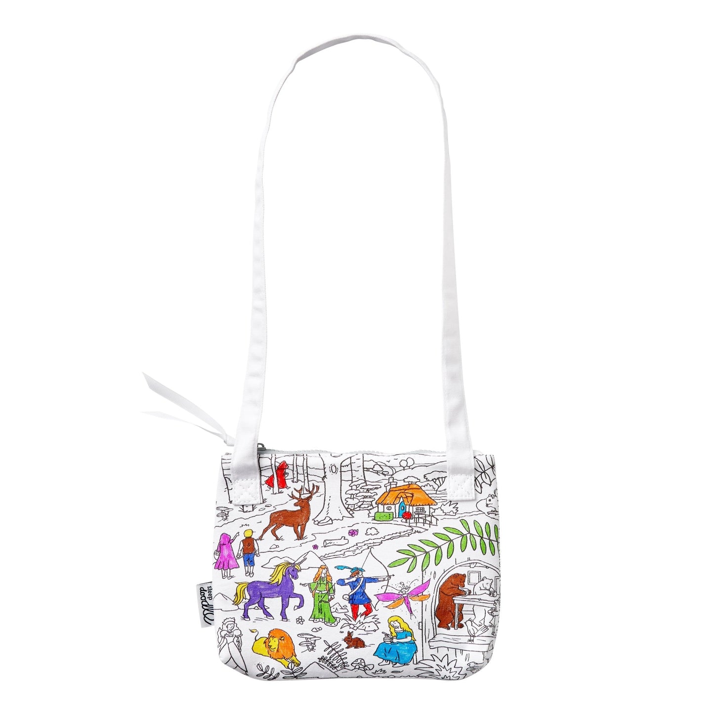 Fairytales & Legends Crossbody Bag - Colour in & Learn - Educational Colouring Gifts - ELLIE