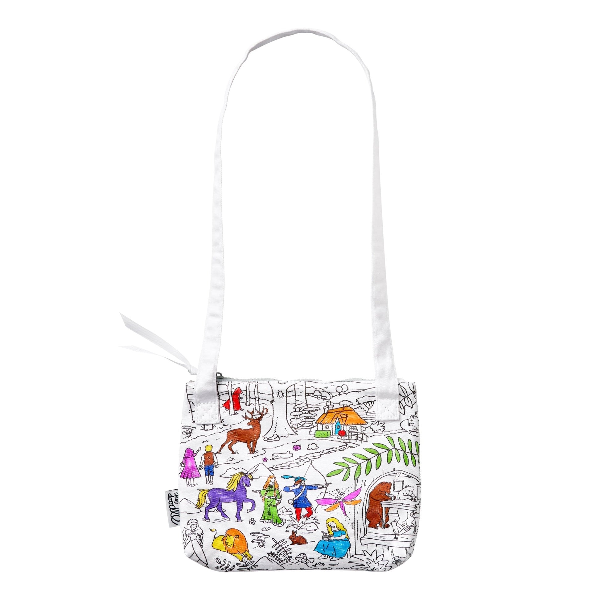 Fairytales & Legends Crossbody Bag - Colour in & Learn - Educational Colouring Gifts - ELLIE