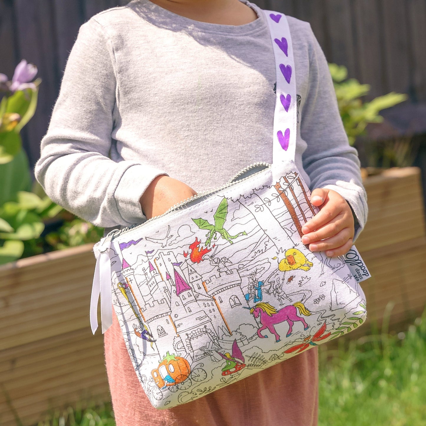 Fairytales & Legends Crossbody Bag - Colour in & Learn - Educational Colouring Gifts - ELLIE