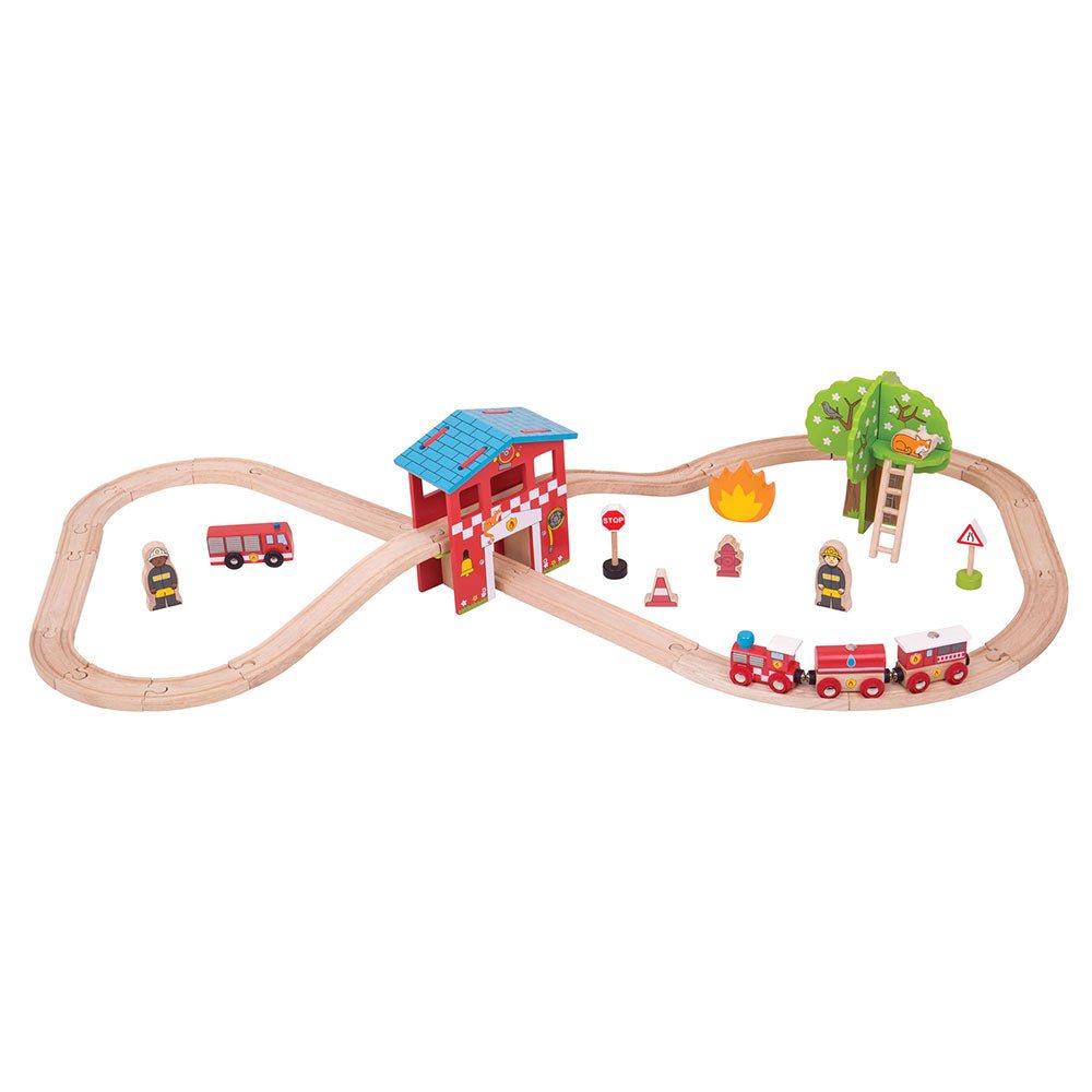 Fire Station Train Set - ELLIE