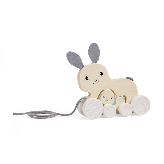 FSC Pull Along Bunny & Baby - ELLIE