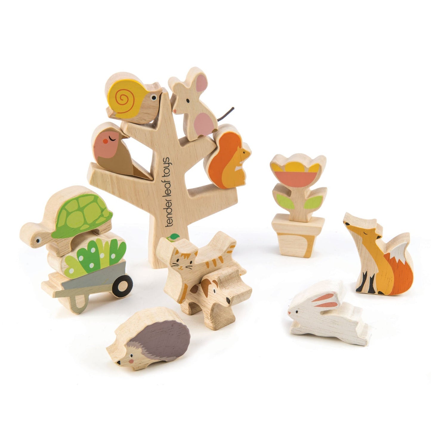 Garden Stacker & Garden Book Bundle - wooden toddler tales - ELLIE