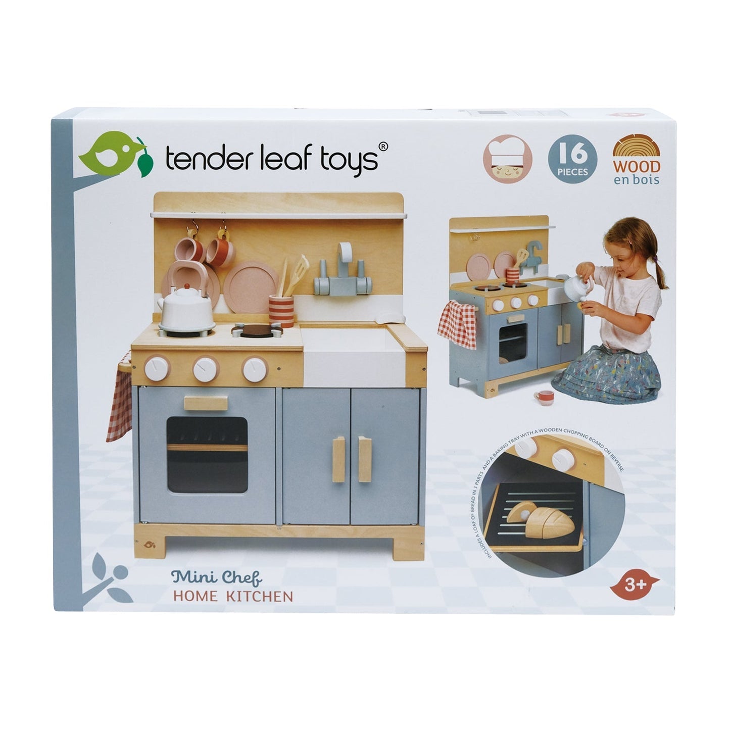 Home Kitchen - Wooden pretend play - ELLIE