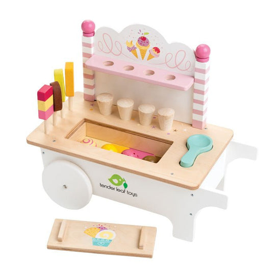 Ice Cream Cart - Wooden pretend play - ELLIE