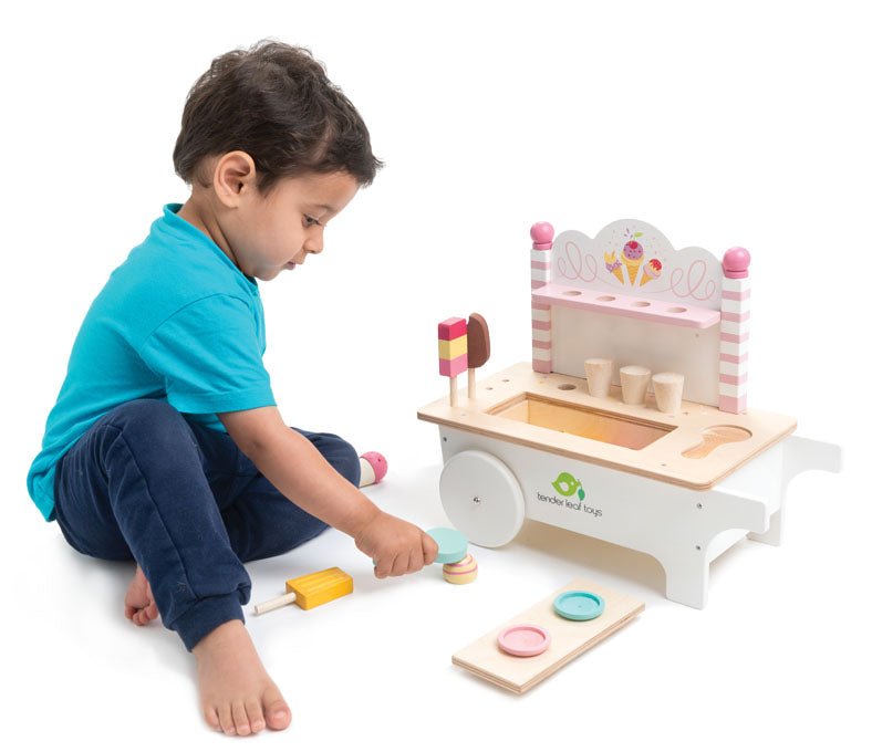 Ice Cream Cart - Wooden pretend play - ELLIE