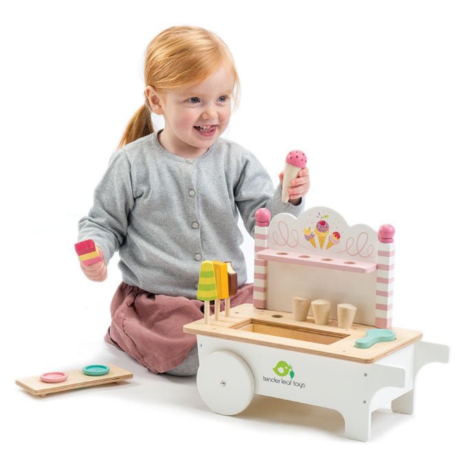 Ice Cream Cart - Wooden pretend play - ELLIE