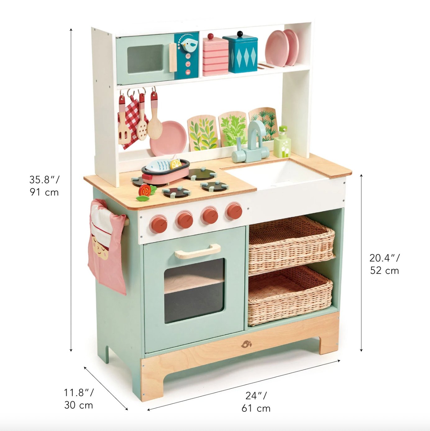 Kitchen Range - Wooden pretend play - ELLIE