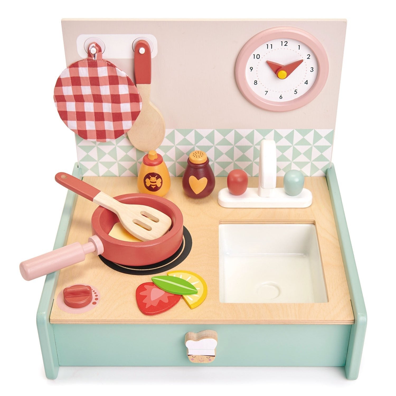 Kitchenette - Wooden pretend play - ELLIE