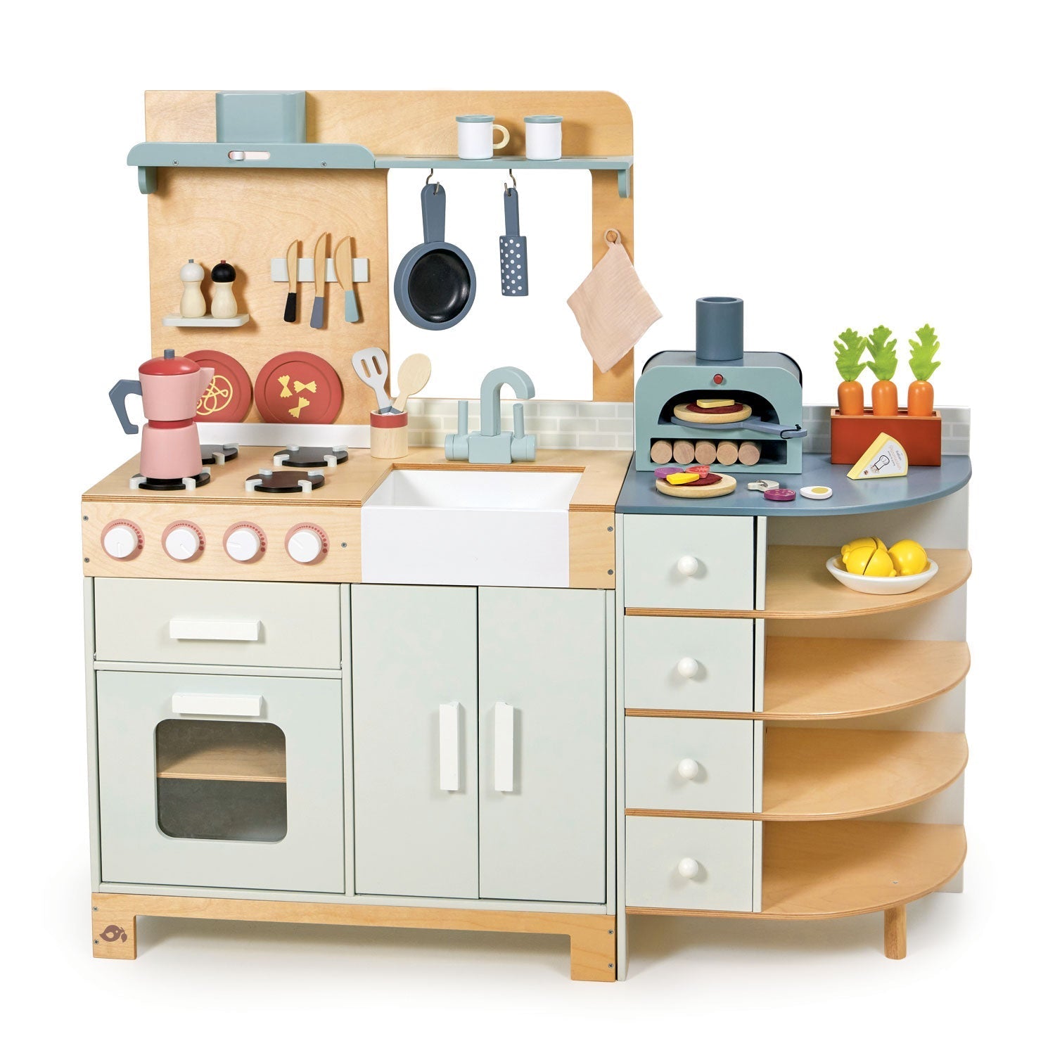 La Fiamma Grand Kitchen - Wooden pretend play - ELLIE