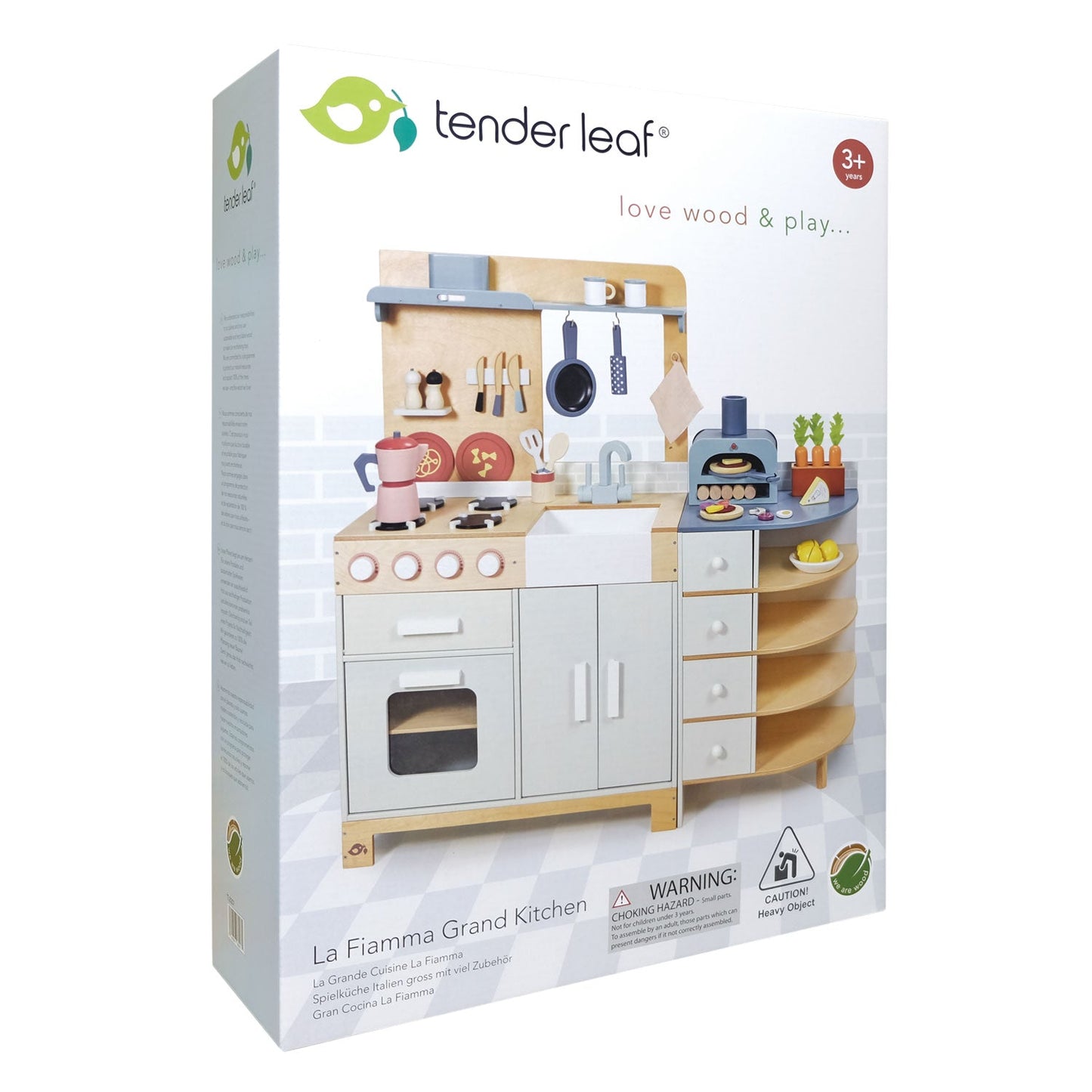 La Fiamma Grand Kitchen - Wooden pretend play - ELLIE