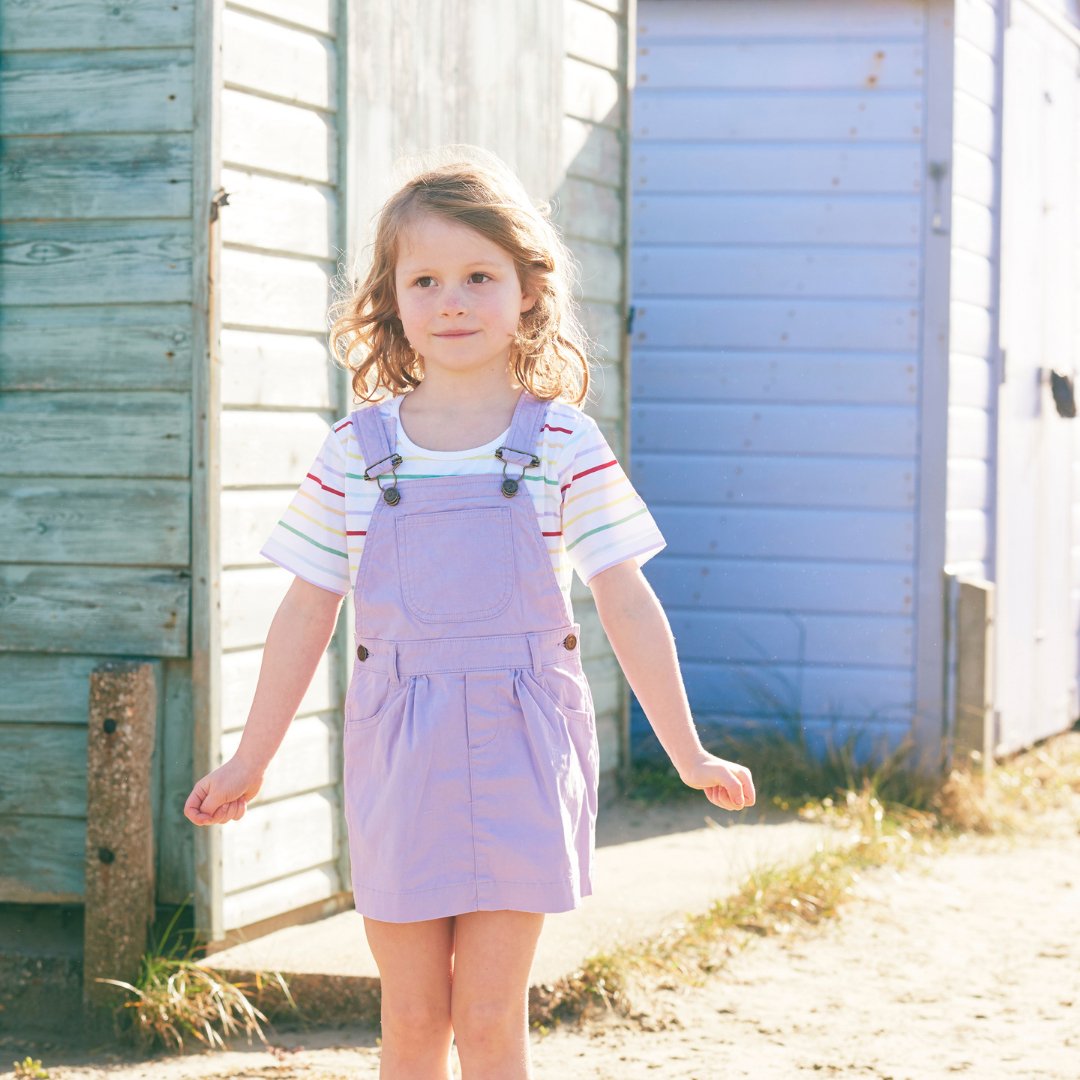 Lilac Denim Dress - Dress - ELLIE