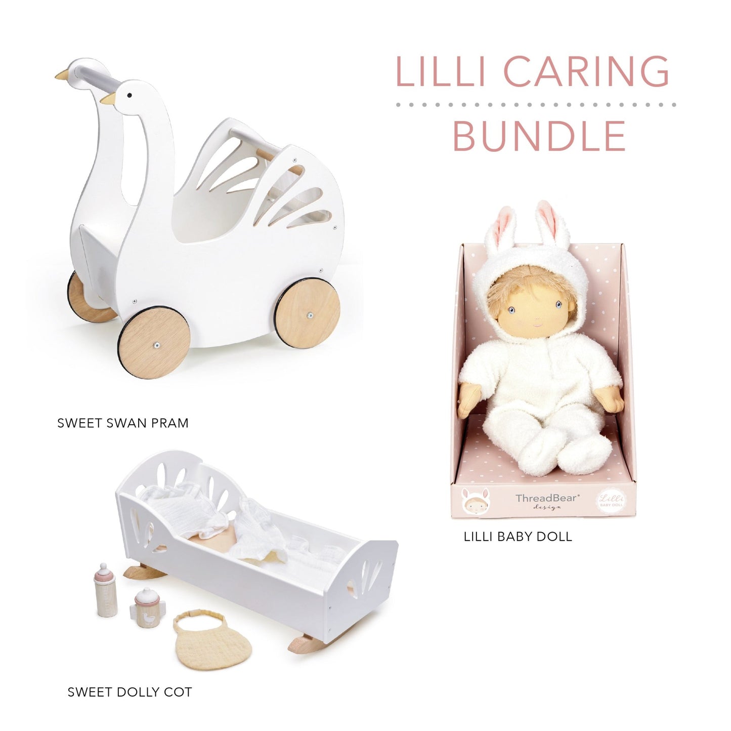 Lilli Caring Bundle - Soft Dolls - ELLIE