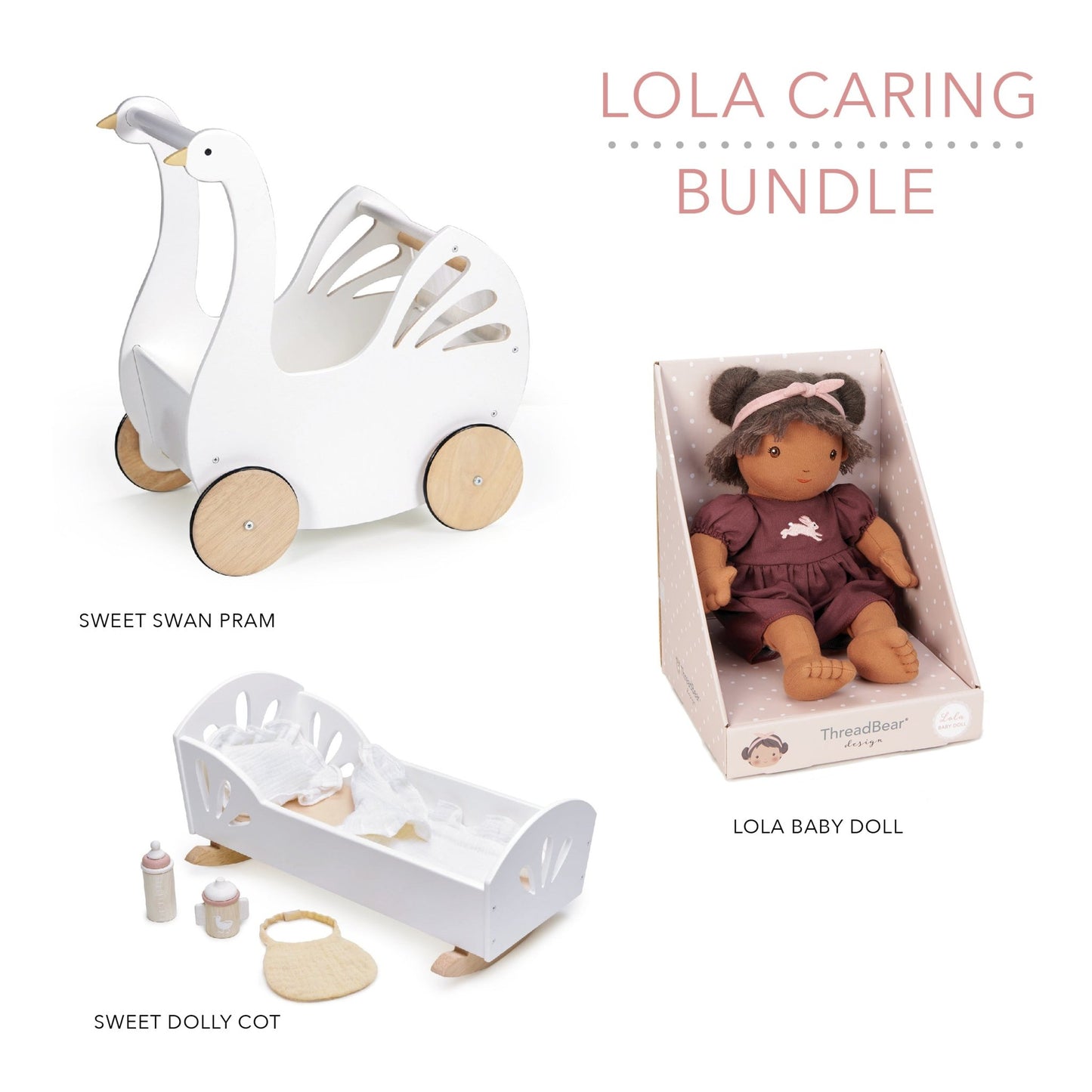 Lola Caring Bundle - Soft Dolls - ELLIE