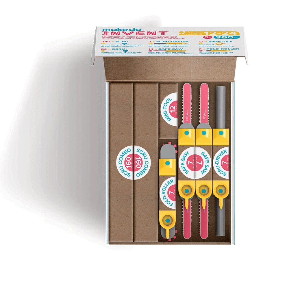 Makedo - Invent Cardboard Construction Tool Set - ELLIE