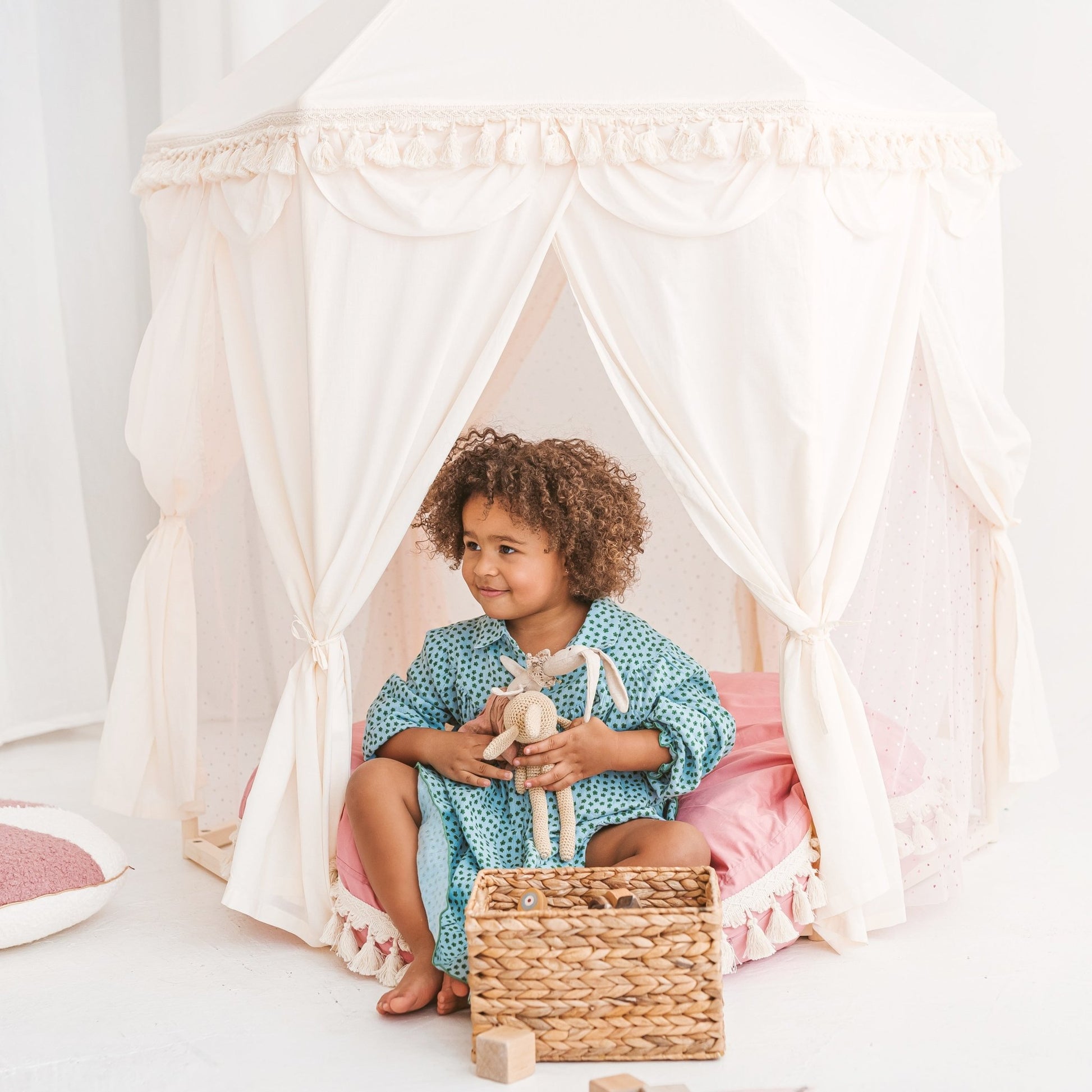 MINICAMP Boho Indoor Playhouse Tent in Pavilion Shape - Teepee - ELLIE