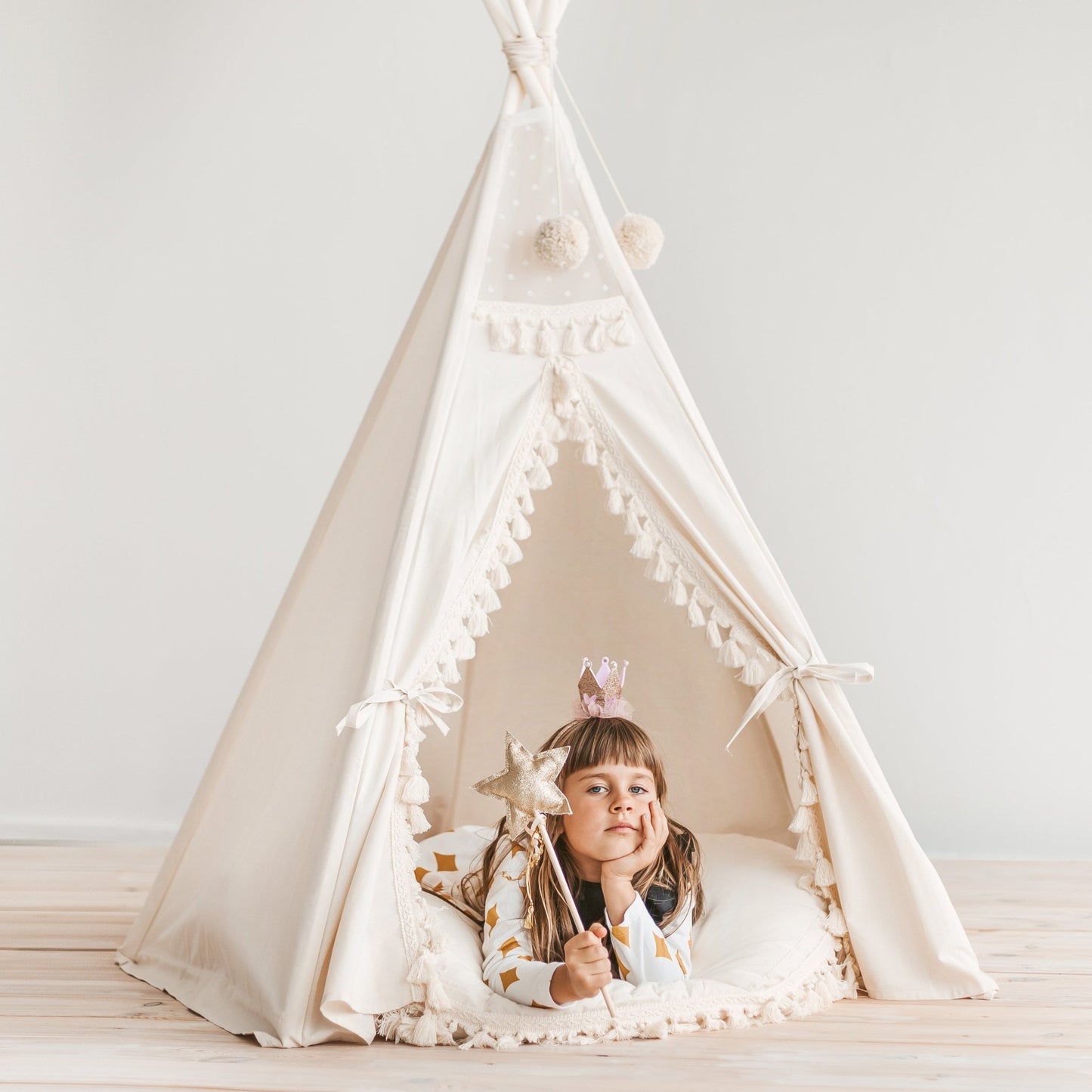 MINICAMP Boho Kids Teepee With Tassels - Teepee - ELLIE