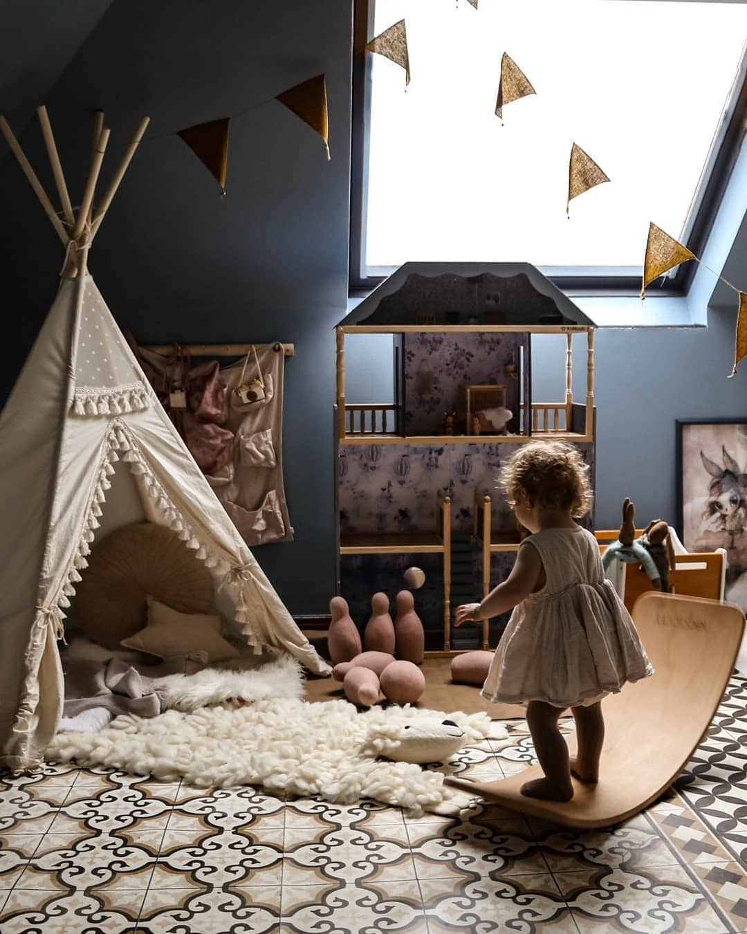 MINICAMP Boho Kids Teepee With Tassels - Teepee - ELLIE