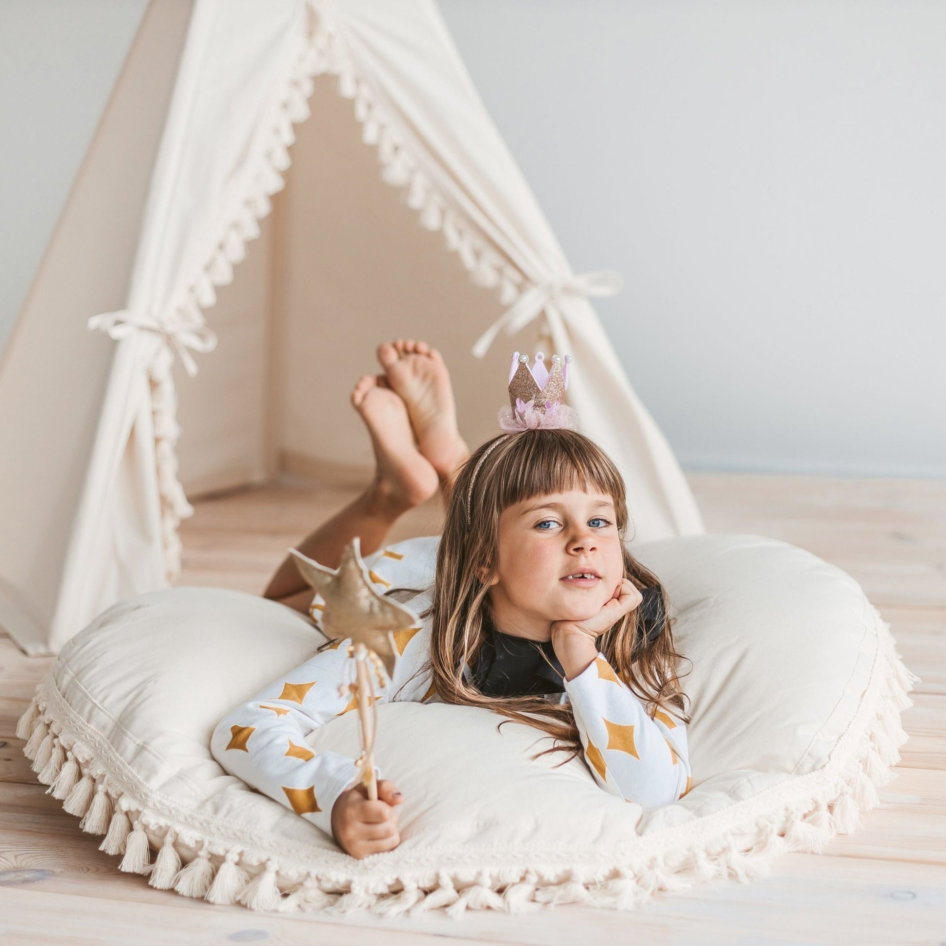 MINICAMP Boho Kids Teepee With Tassels - Teepee - ELLIE