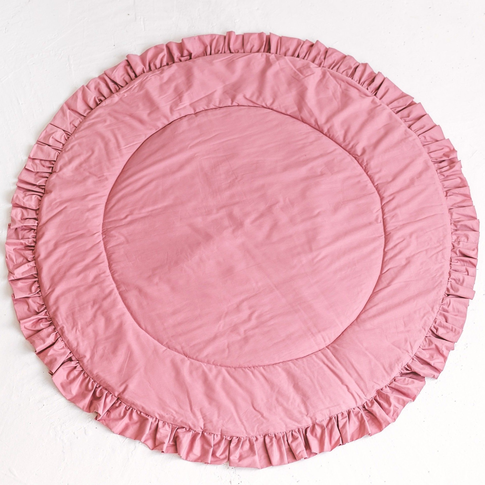 MINICAMP Kids Playmat With Ruffles in Rose - PlayMat - ELLIE