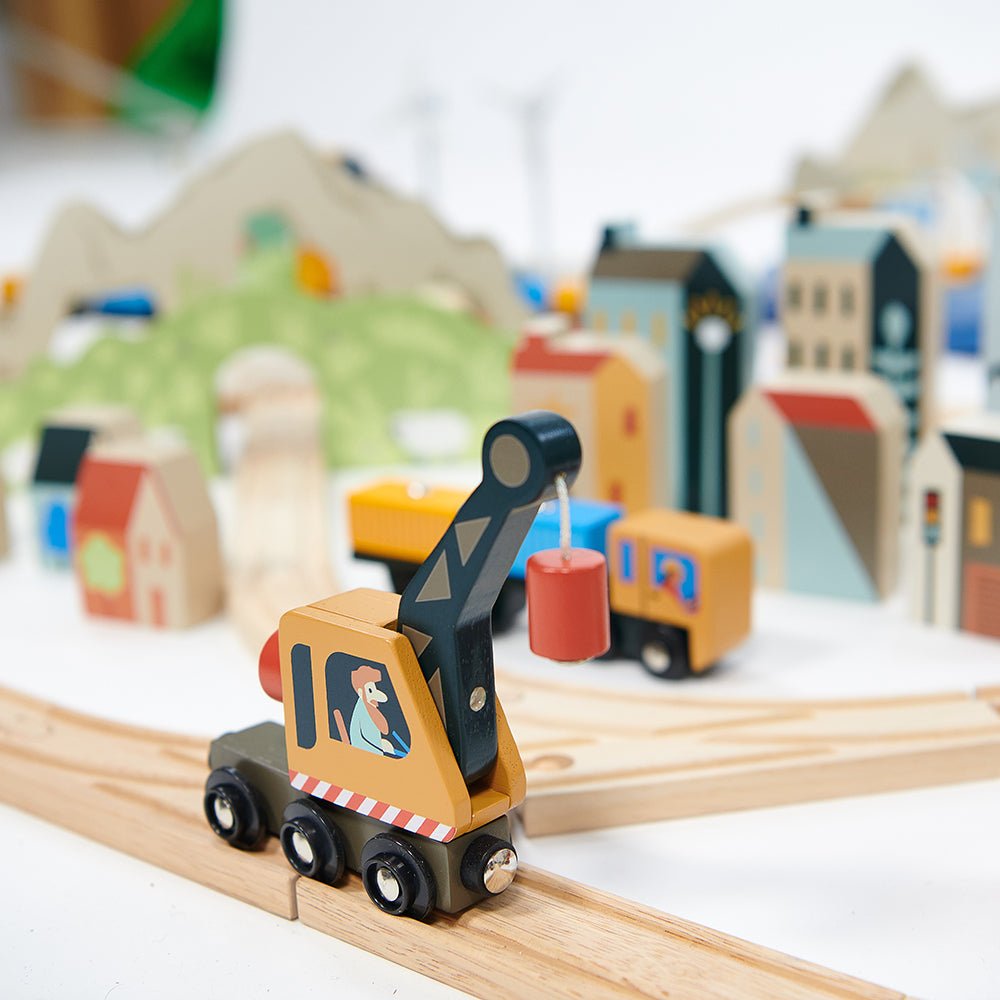 Mountain View Train Set - Wooden train sets - ELLIE