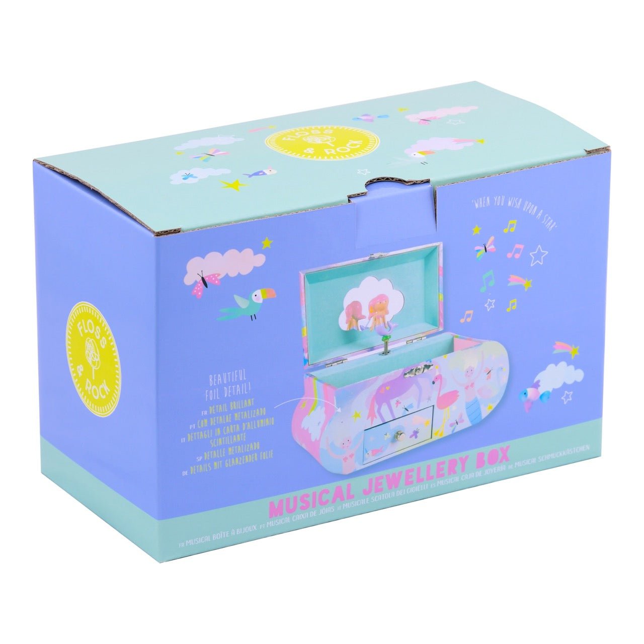 Musical Jewellery Box Cloud Shape - Fantasy - Jewellery Boxes - ELLIE