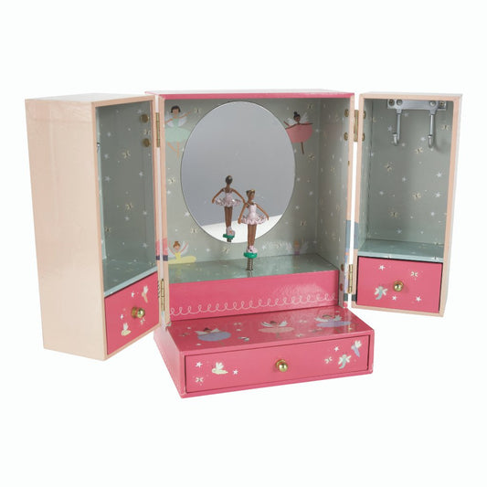 Musical Jewellery Box Wardrobe With Drawer - Enchanted - Jewellery Boxes - ELLIE