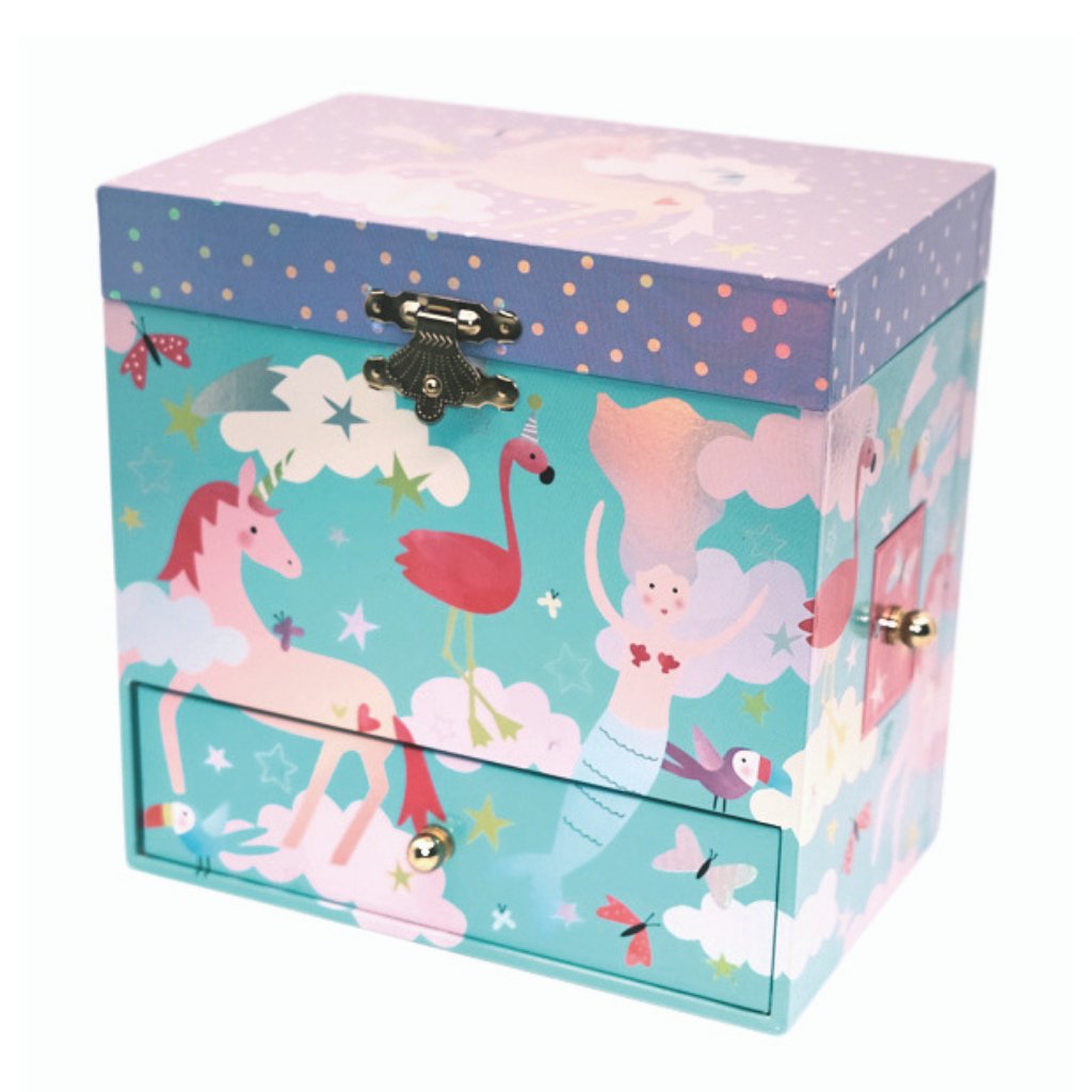 Musical Jewellery Box With 3 Drawers - Fantasy - Jewellery Boxes - ELLIE