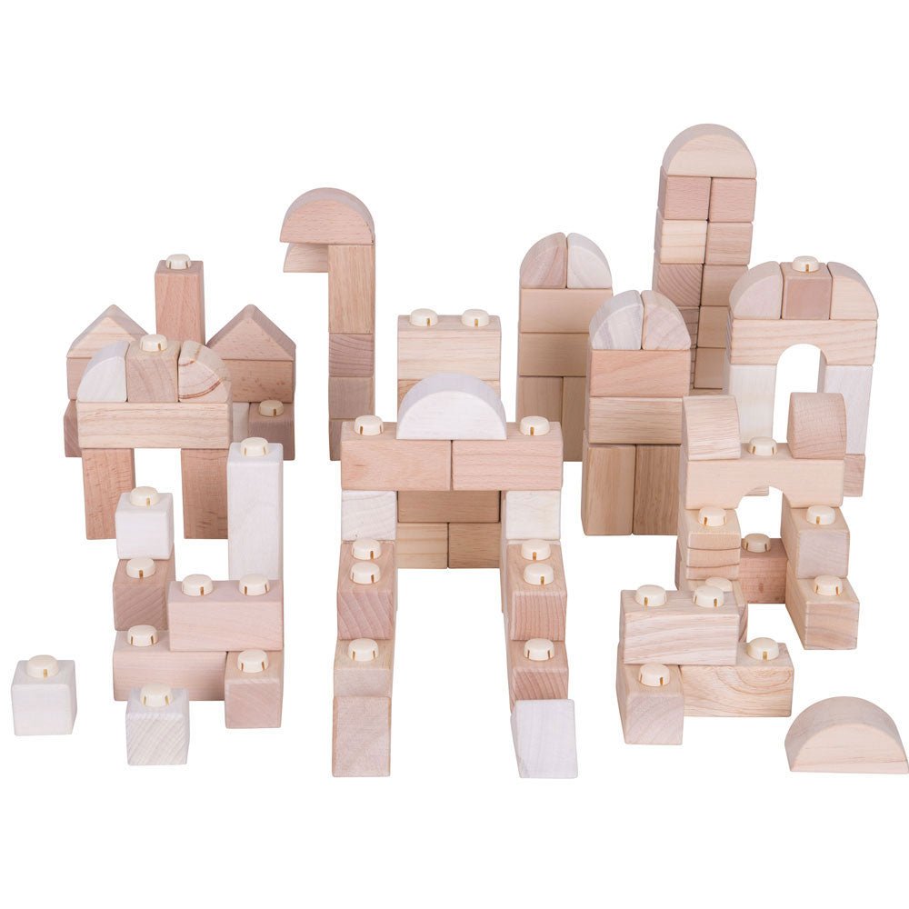 Natural Wood Clicking Blocks - ELLIE