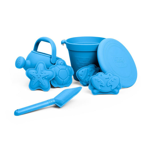 Ocean Blue Silicone Beach Toys Bundle (5 Pieces) - ELLIE