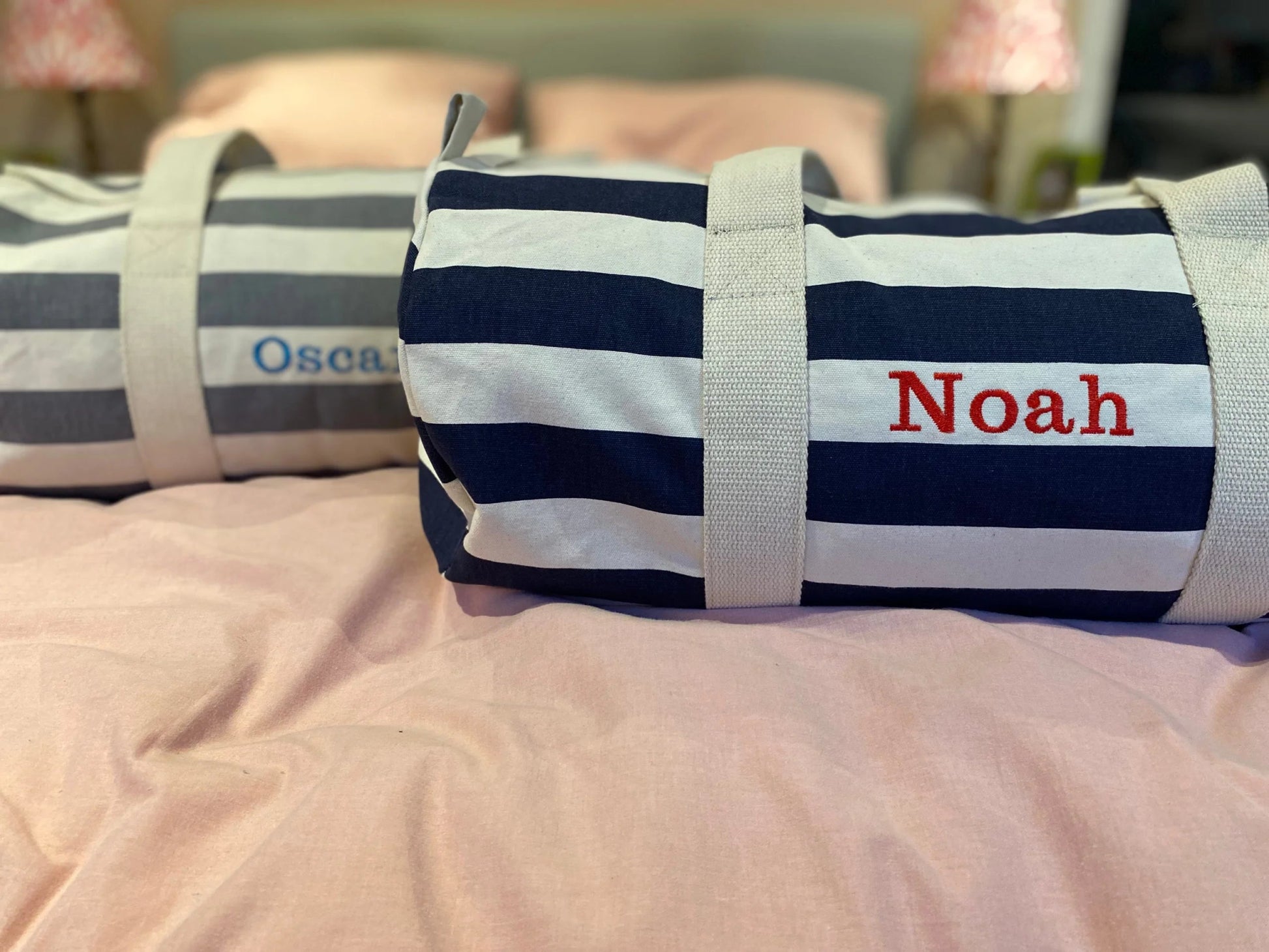 Personalised Barrel Bag - Toiletry Bags - ELLIE