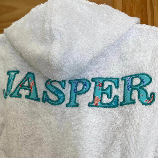 Personalised Bath Robe - Towelling - ELLIE