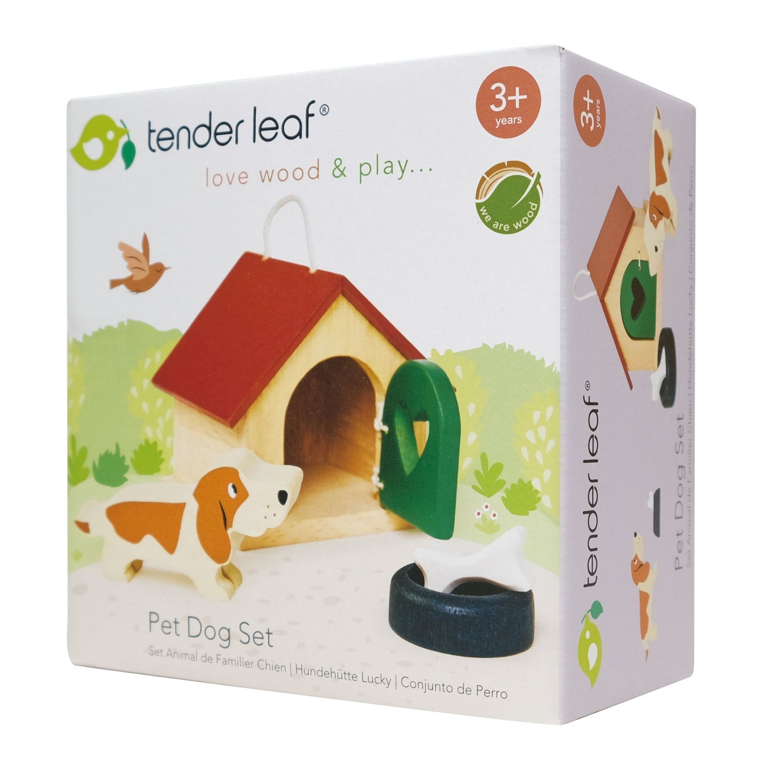 Pet Cat & Pet Dog Toy Bundle - Wooden dolls house furniture - ELLIE