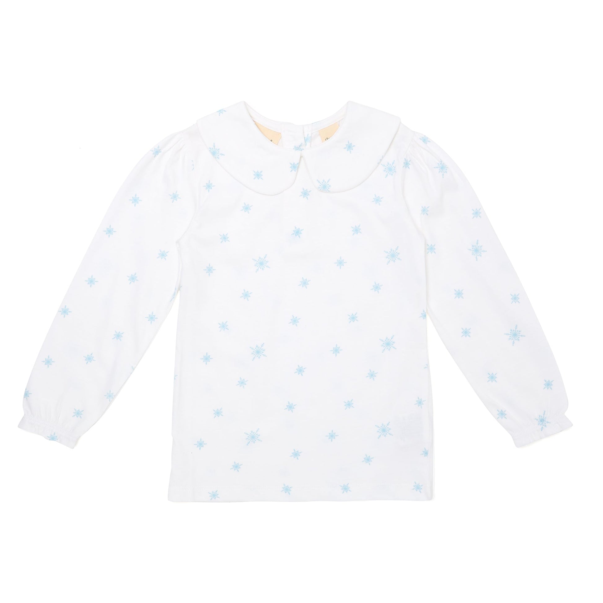 Peter Pan Collar - Snowflake - Tops & Tees - ELLIE